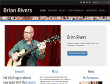Tablet Screenshot of brianrivers.com